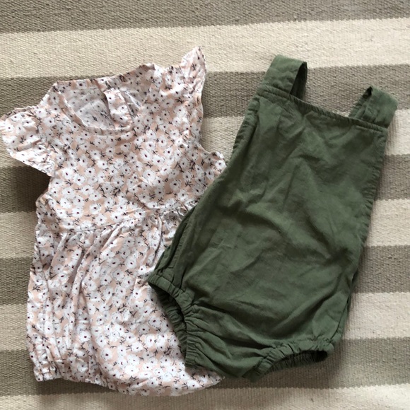 Cotton onesie and jumper set - Picture 2 of 8